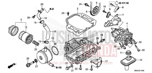 POMPE A HUILE (VFR1200FD) VFR1200FDF de 2015